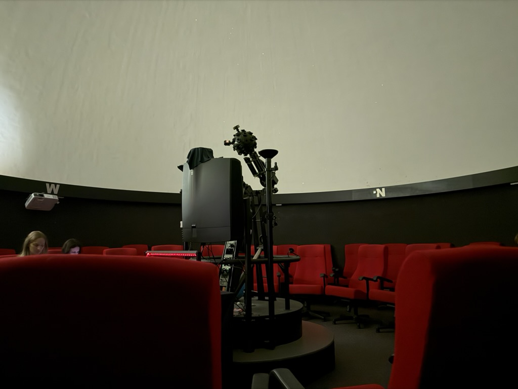 Before the event, how many universities do you know with a planetarium?